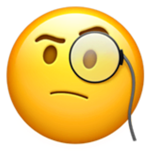 Monocle emoji